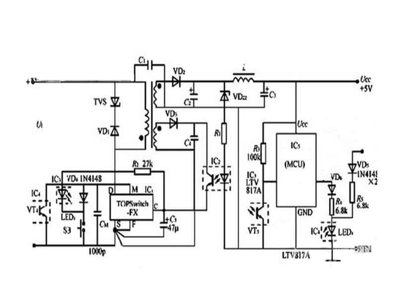 Design of Switch Circuit Controlled by MCU