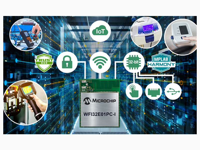 Microchip launched the first Trust&Go Wi-Fi 32-bit microcontroller module
