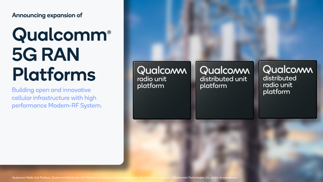 Qualcomm launches 5G network infrastructure series chip platform