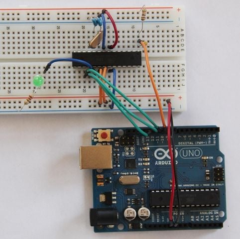 How to use Arduino uno to boot ATMEGA328