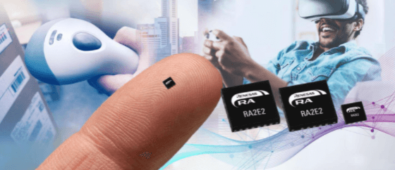 Renesas Electronics introduces new RA MCU product group in ultra-small packages