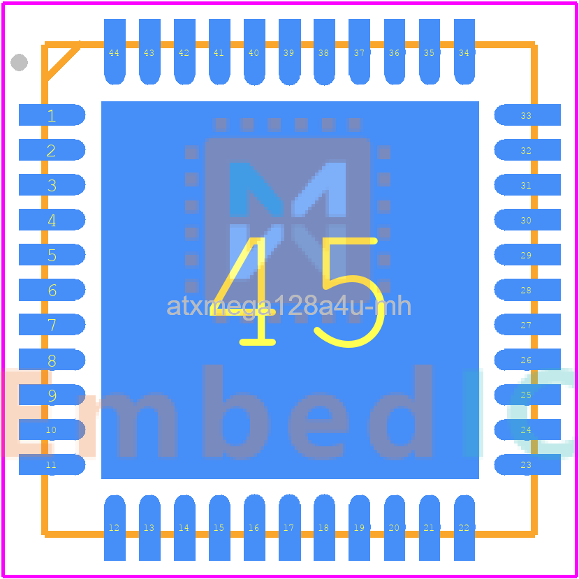 ATXMEGA128A4U-MH