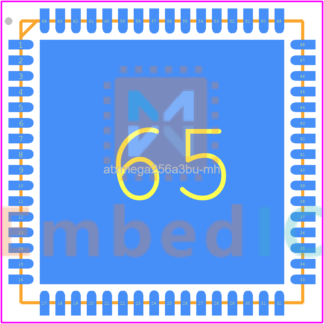 ATXMEGA256A3BU-MH