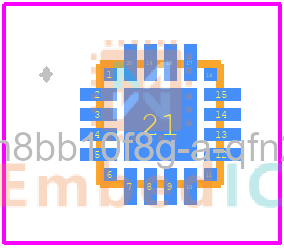 EFM8BB10F8G-A-QFN20R